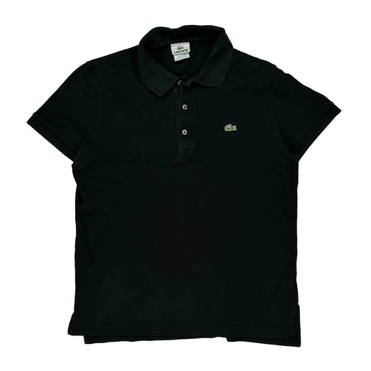 Lacoste Polo Shirt - Medium Black Cotton