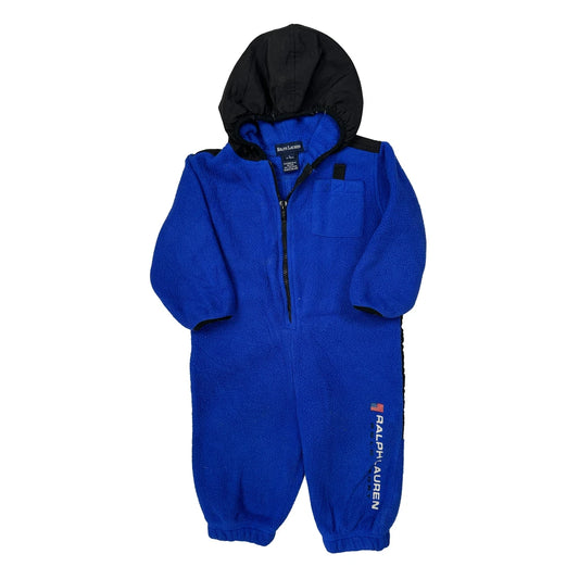 Age 12-18M Ralph Lauren Playsuit - Large Blue Polyester