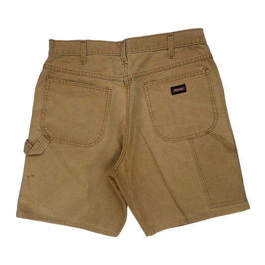 Dickies Carpenter Shorts - 36W 9L Brown Cotton