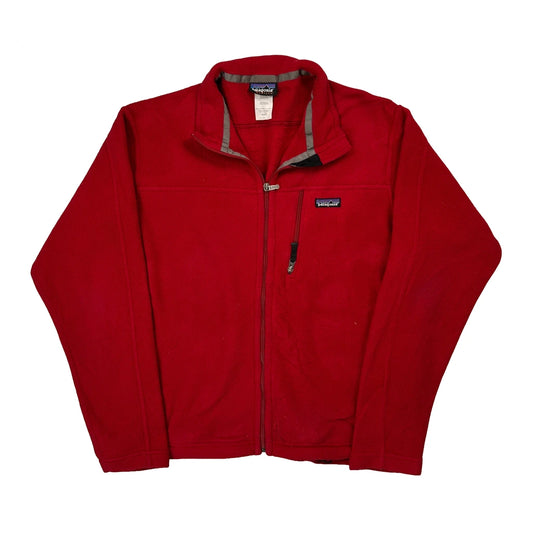 Patagonia Synchilla Fleece Jacket - Large Red Polyester