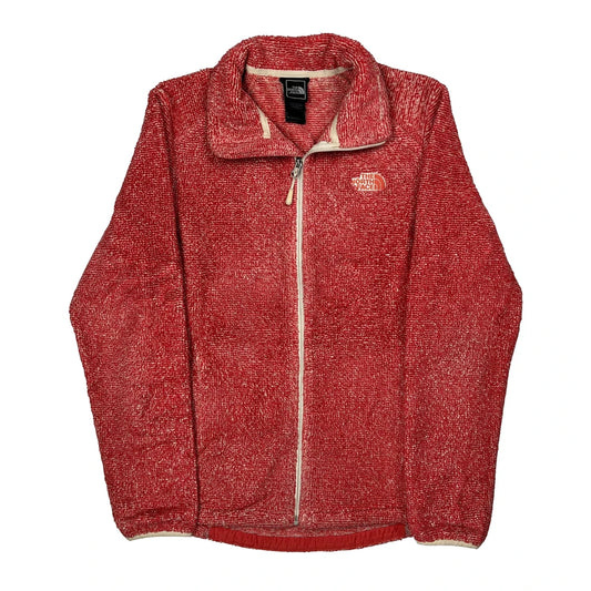 The North Face Fleece Jacket - Large Red Polyester