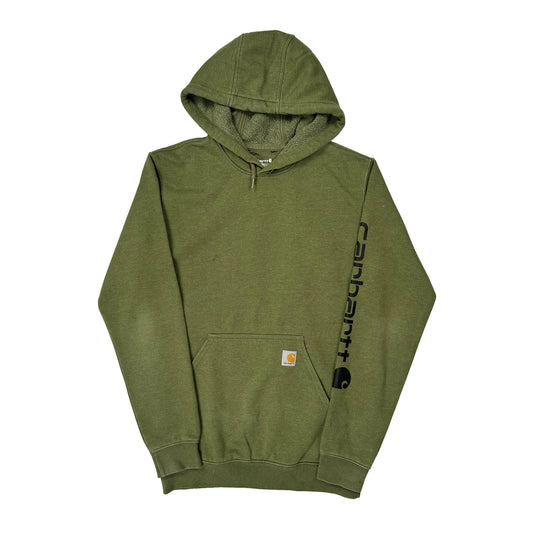 Carhartt Hoodie - Small Green Cotton