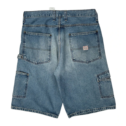 Levis Denim Shorts - 35W 11L Blue Cotton
