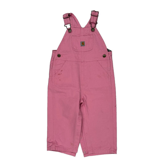 Age 18 Months Carhartt Dungarees - 3XS Pink Cotton