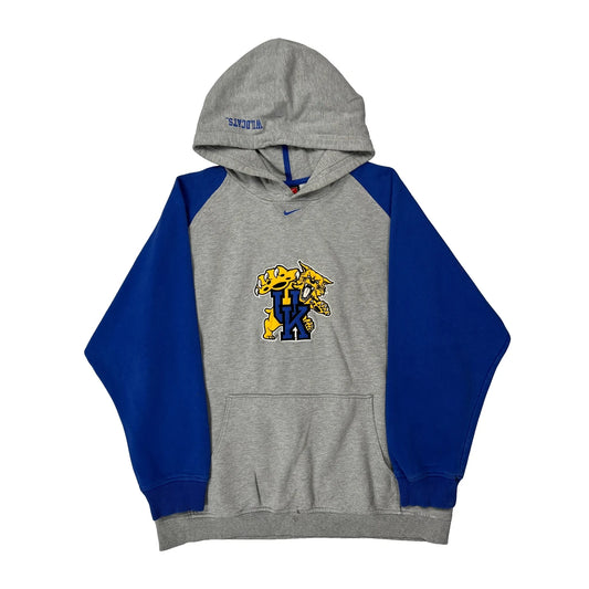 Vintage Wildcats Nike Graphic Hoodie - Large Blue Cotton