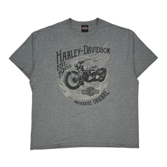 Appleton Harley-Davidson Harley Davidson Graphic T-Shirt - XL Grey Cotton