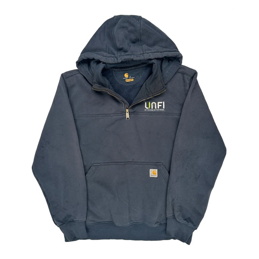Unfi Carhartt Hoodie - Large Navy Cotton