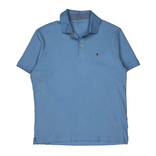 Tommy Hilfiger Polo Shirt - Medium Blue Cotton