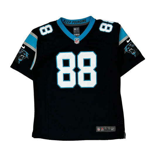 Carolina Panthers Nike Nfl Jersey - Large Black Polyester