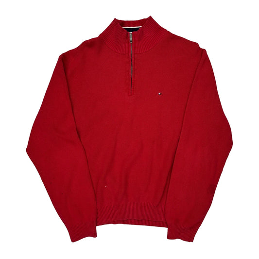 Tommy Hilfiger Jumper - Large Red Cotton