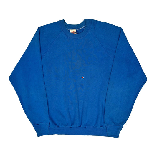 Vintage Dickies Sweatshirt - XL Blue Cotton Blend