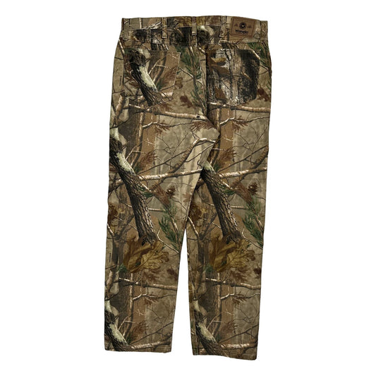 Wrangler Camo Cargo Trousers - 36W 32L Camo Cotton