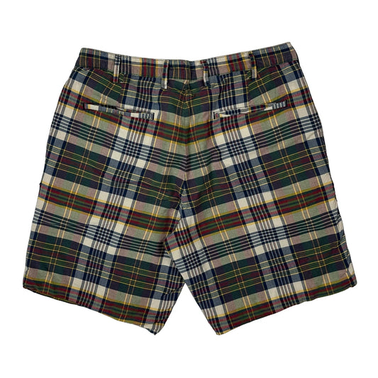 Vintage Unbranded Checked Shorts - 32W 9L Multicoloured Cotton
