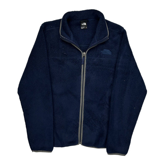 The North Face Fleece Jacket - Medium Navy Polyester