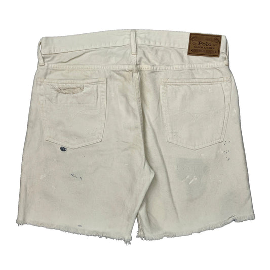 Polo By Ralph Lauren Denim Shorts - 34W 10L White Cotton