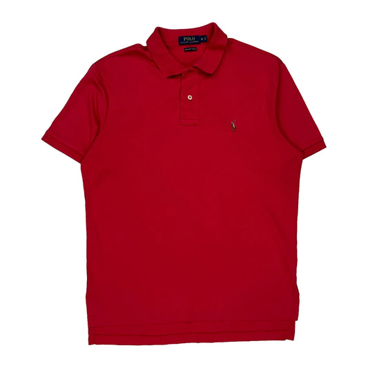 Polo By Ralph Lauren Polo Shirt - Medium Red Cotton
