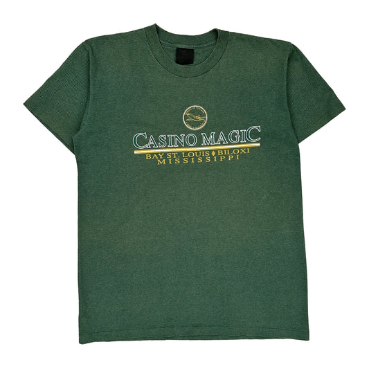 Casino Magic Tennessee River T-Shirt - Large Green Cotton
