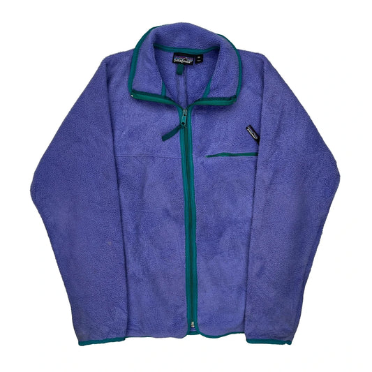 Made In USA Patagonia Fleece Jacket - Medium Purple Polyester