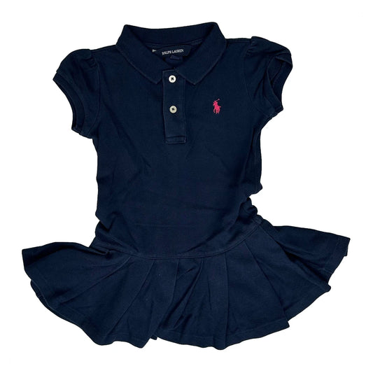 Age 3 Ralph Lauren Dress - XS Navy Cotton