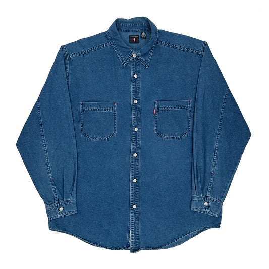 Levis Denim Shirt - XL Blue Cotton