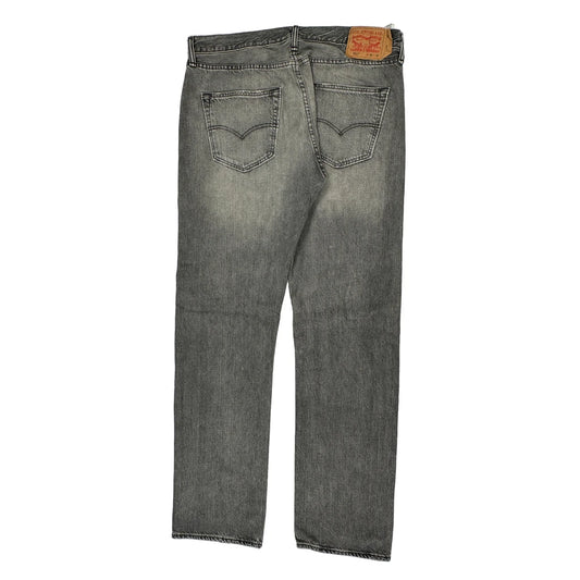 501 Levis Jeans - 36W 30L Grey Cotton
