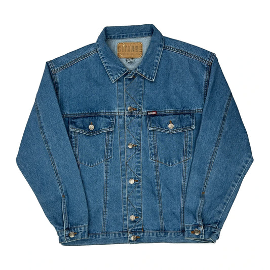 Vintage Gitano Denim Jacket - Large Blue Cotton