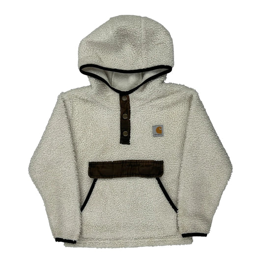 Age 6 Carhartt Hoodie - XS Cream Polyester