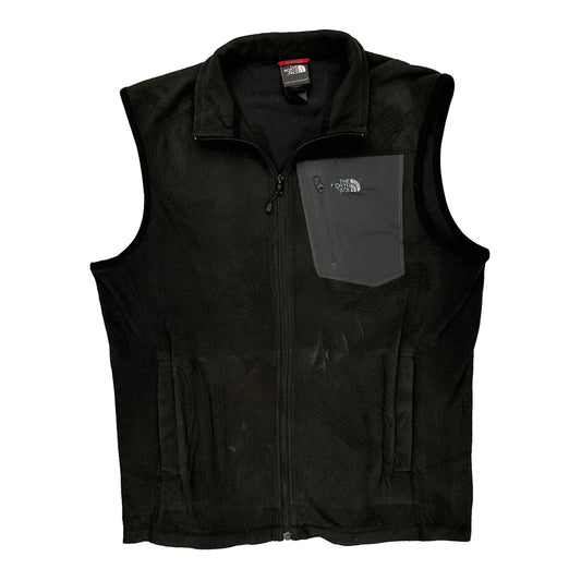 The North Face Fleece Gilet - Large Black Polyester