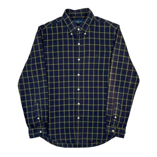 Ralph Lauren Checked Shirt - Medium Blue Cotton