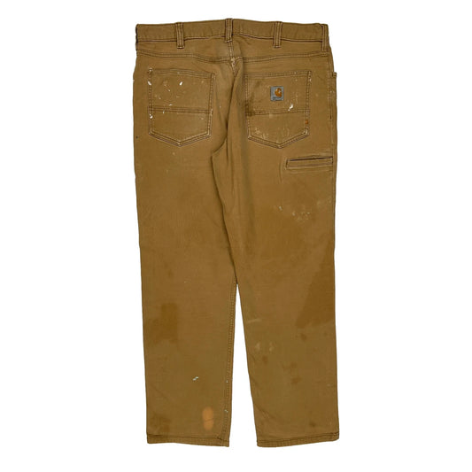 Carhartt Carpenter Trousers - 36W 32L Brown Cotton