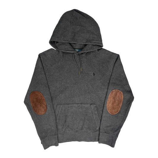 Polo By Ralph Lauren Hoodie - Large Grey Cotton