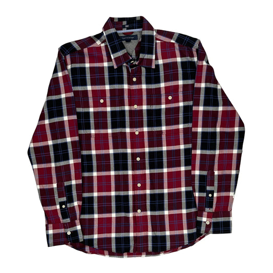 Tommy Hilfiger Checked Shirt - Large Multicoloured Cotton