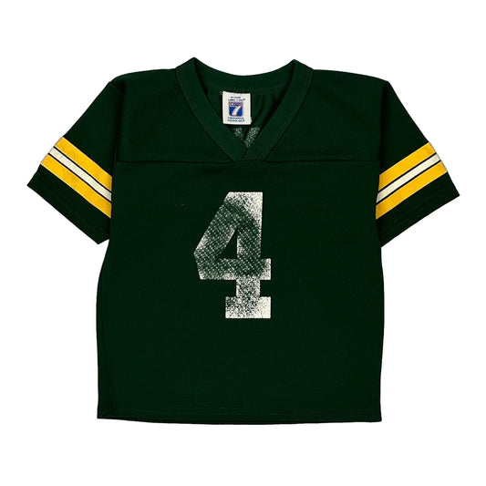 Green Bay Packers, Age 4 Logo Athletics Football Jersey - Small Green Polyester