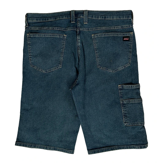 Dickies Denim Shorts - 36W 11L Blue Denim
