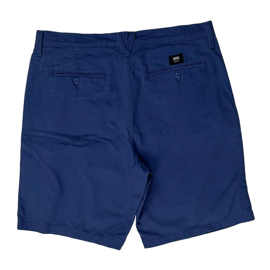 Vans Chino Shorts - 36″ Waist Blue Cotton