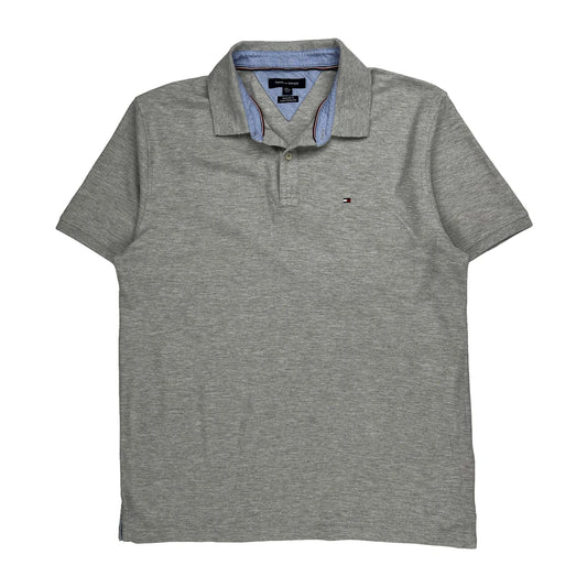 Tommy Hilfiger Polo Shirt - XL Grey Cotton