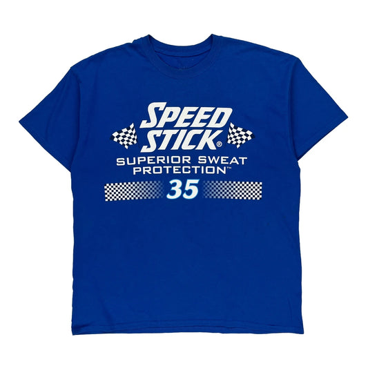 Superior Sweat Protection Unbranded Nascar T-Shirt - XL Blue Cotton
