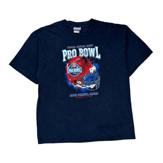 Pro Bowl 2006 Reebok Nfl T-Shirt - XL Navy Cotton