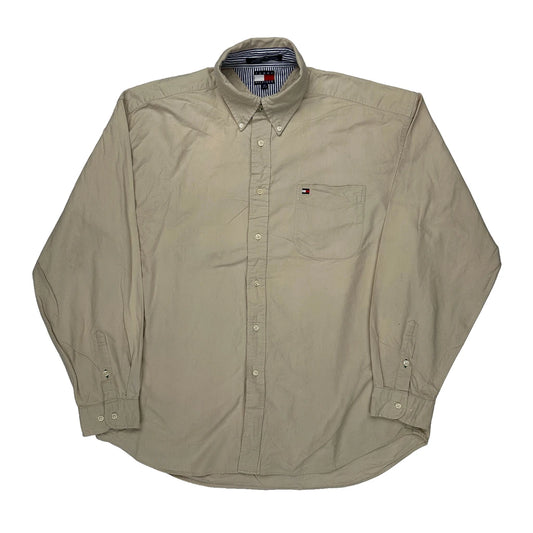 Tommy Hilfiger Shirt - XL Beige Cotton