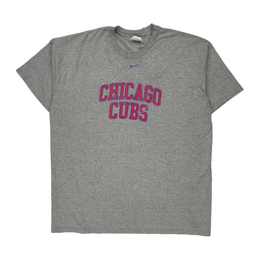 Chicago Cubs Nike Mlb T-Shirt - 2XL Grey Cotton