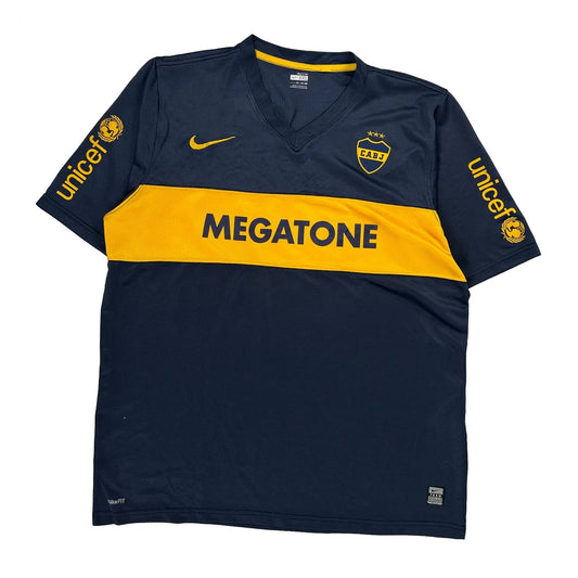 Boca Juniors Nike Football Shirt - 2XL Navy Polyester