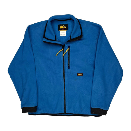 Rei Fleece Jacket - Small Blue Polyester
