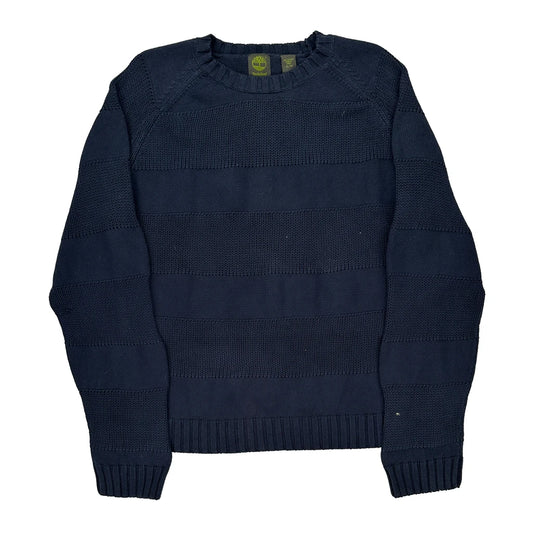 Timberland Striped Jumper - XL Navy Cotton