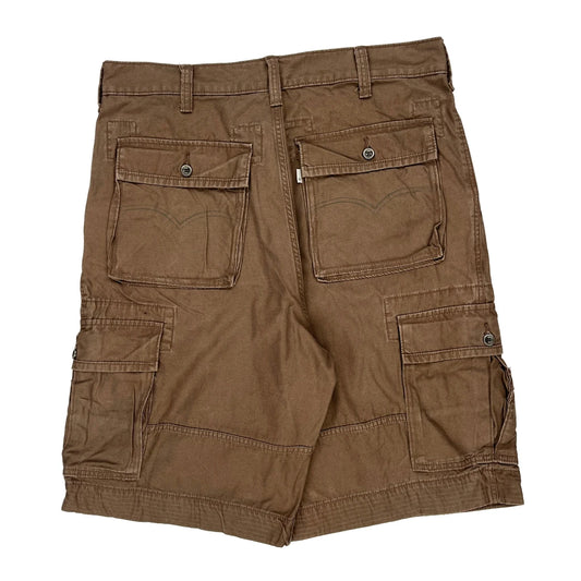 Levis Cargo Shorts - 34W 11L Brown Cotton