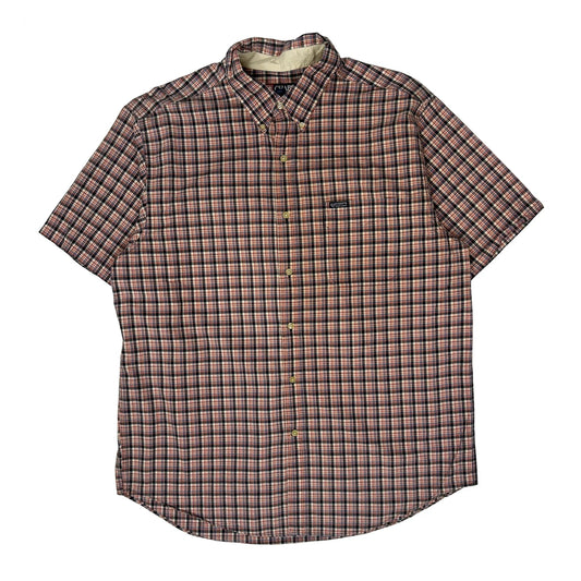 Vintage Chaps Ralph Lauren Checked Short Sleeve Shirt - XL Multicoloured Cotton