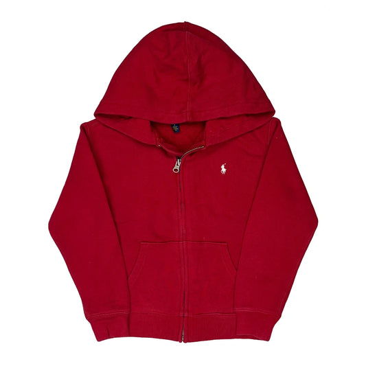 Age 6 Polo By Ralph Lauren Hoodie - XS Red Cotton
