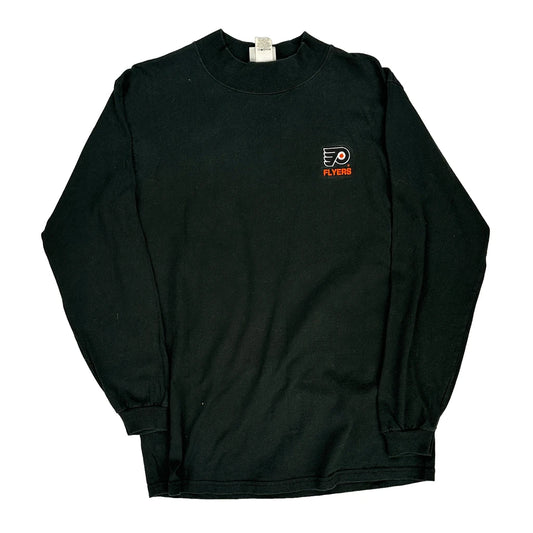 Flyers Lee Sport Nhl Long Sleeve T-Shirt - Medium Black Cotton