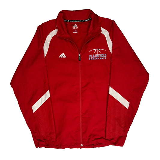 Plainfield Basketball Adidas Track Jacket - XL Red Polyester