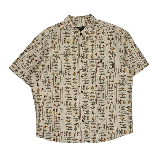 Woolrich Short Sleeve Shirt - 2XL Multicoloured Cotton