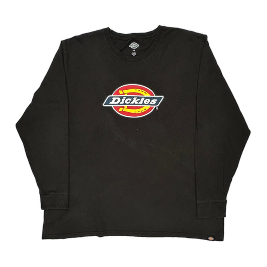 Dickies Long Sleeve T-Shirt - 2XL Black Cotton